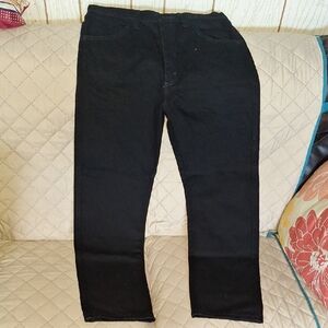 Rustler Men's Black Denim Jeans, 34x30